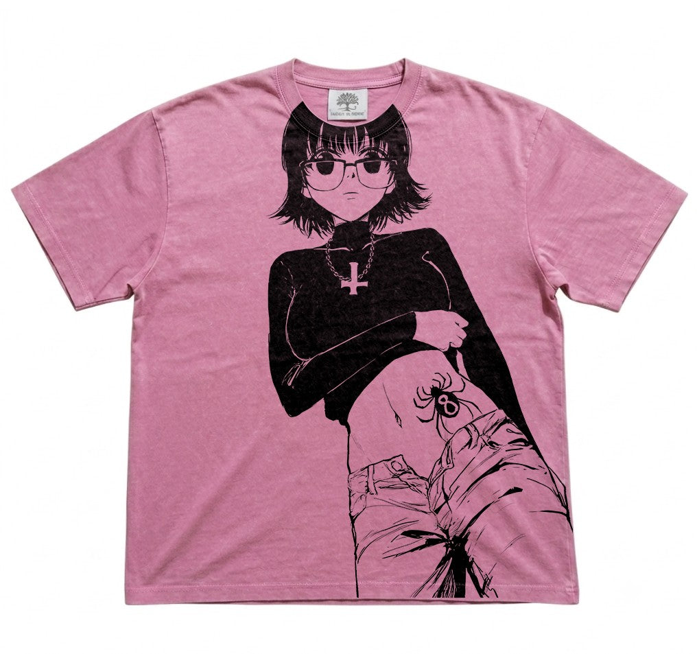 Shizuku #8 Spider Oversized Washed T-Shirt