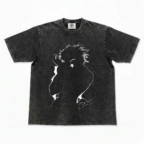 Star Mark Minimalist Sketch Art T-Shirt