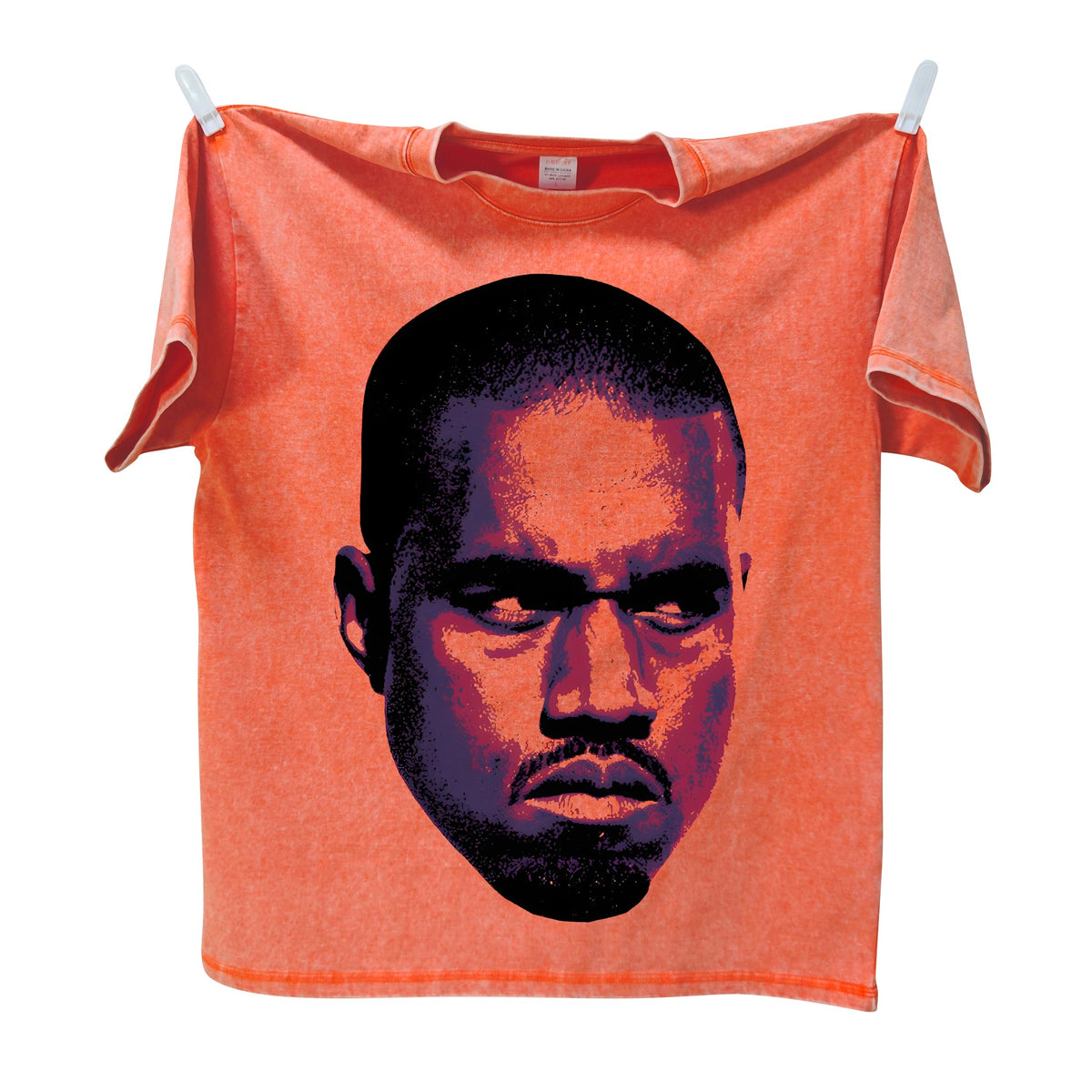 Real photo of the Stare Down Portrait Oversized Washed T-Shirt