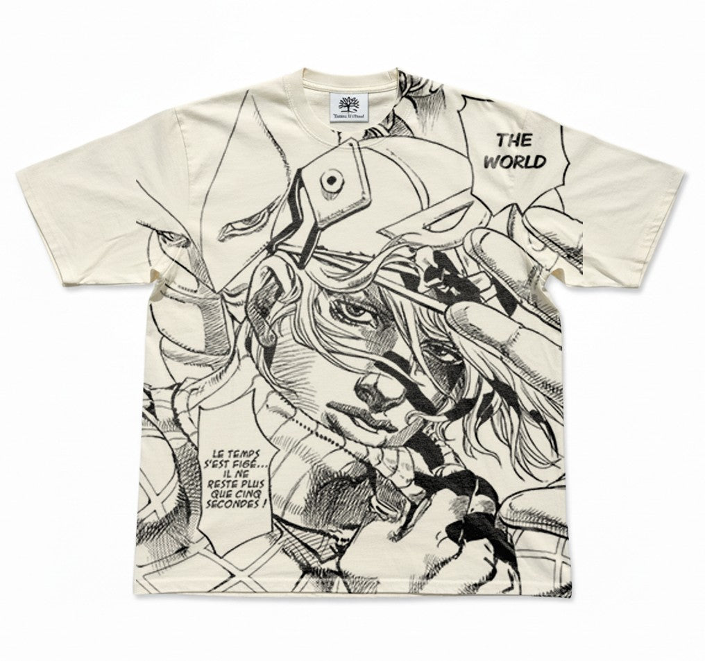 The World Manga Style Oversized T-Shirt