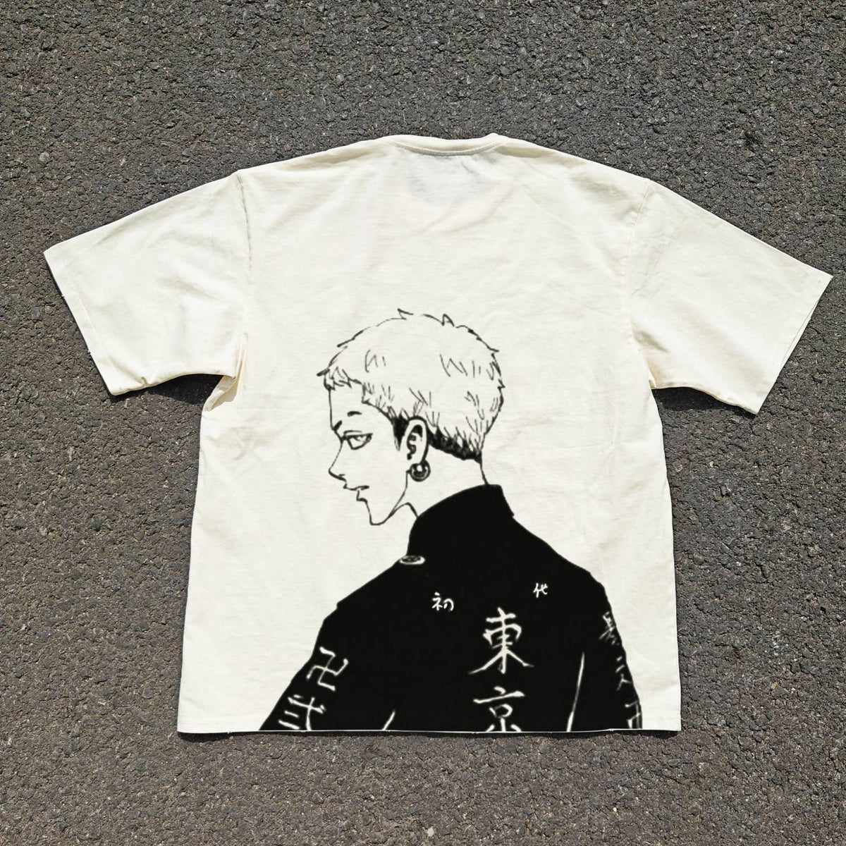 Toman First Gen Double Sided Oversized T-Shirt, back