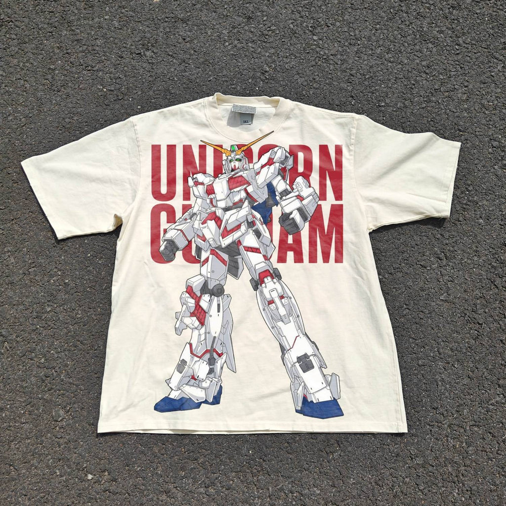 Unicorn Mobile Suit Oversized T-Shirt
