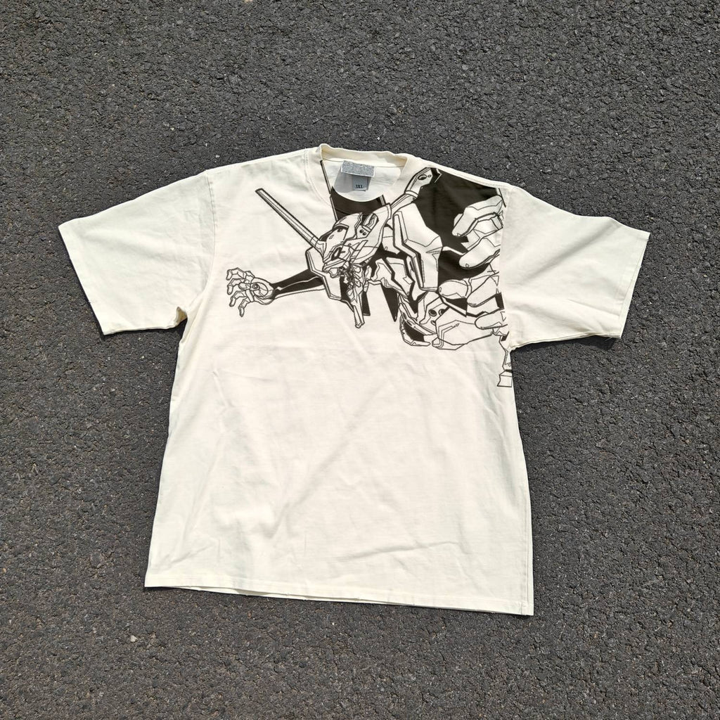 Unit-01 Line Art & Poster Double Sided Oversized T-Shirt, front
