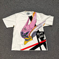 Unit-08 Pink Head Sketch Oversized T-Shirt