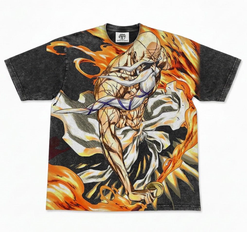 Yamamoto Flame Bankai Oversized Washed T-Shirt